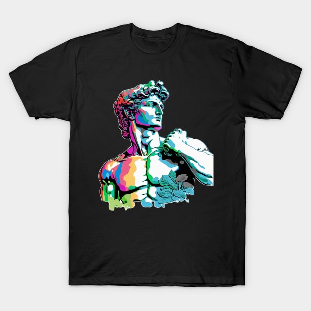 Statue of David T-Shirt by AI INKER